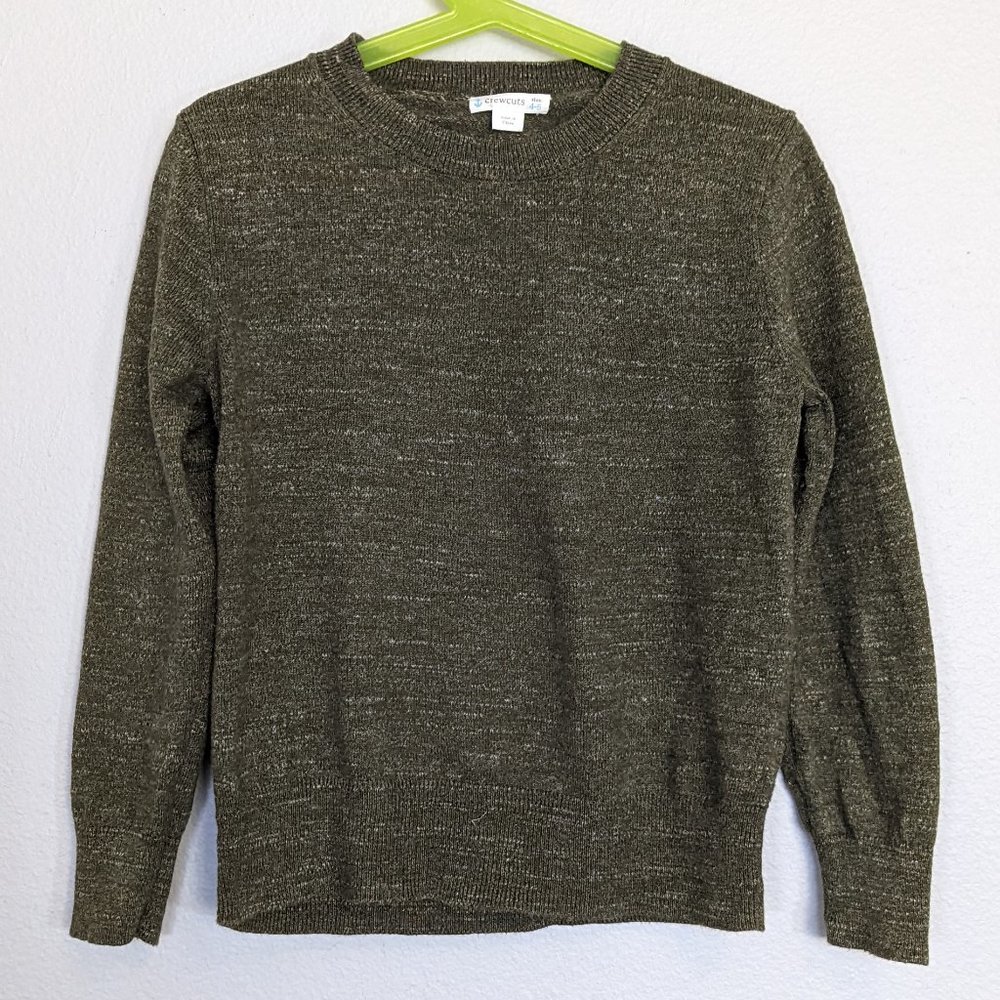 JCrew CrewCuts Olive Green Sweater